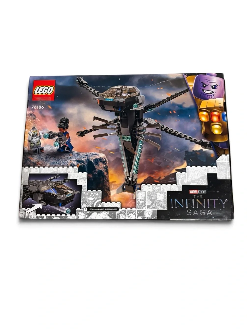 Lego Marvel The Infinity Saga Black Panther Dragon Flyer Set (#76186)